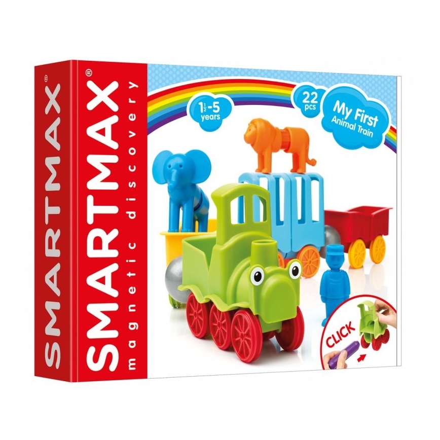 Smartmax - Magneetiline ehituskomplekt Minu esimene rong 22 tk