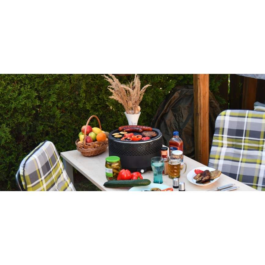 Söegrill lauale 4xAA/USB must