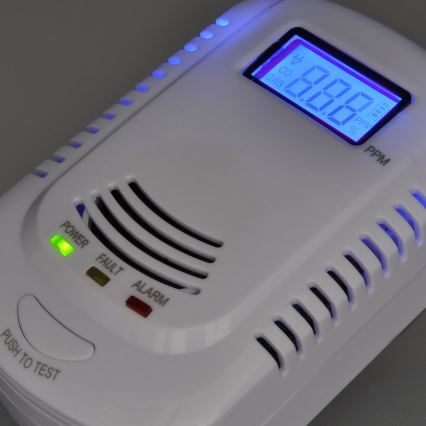 Süsinikmonooksiidi ja tuleohtlike gaaside detektor 230V