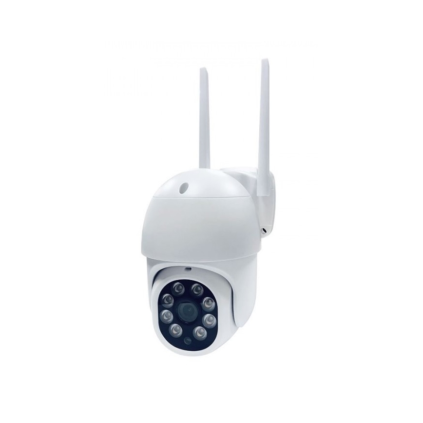 Nutikas pöörlev IP välikaamera 5V/FULL HD 1080p IP66 Wi-Fi Tuya