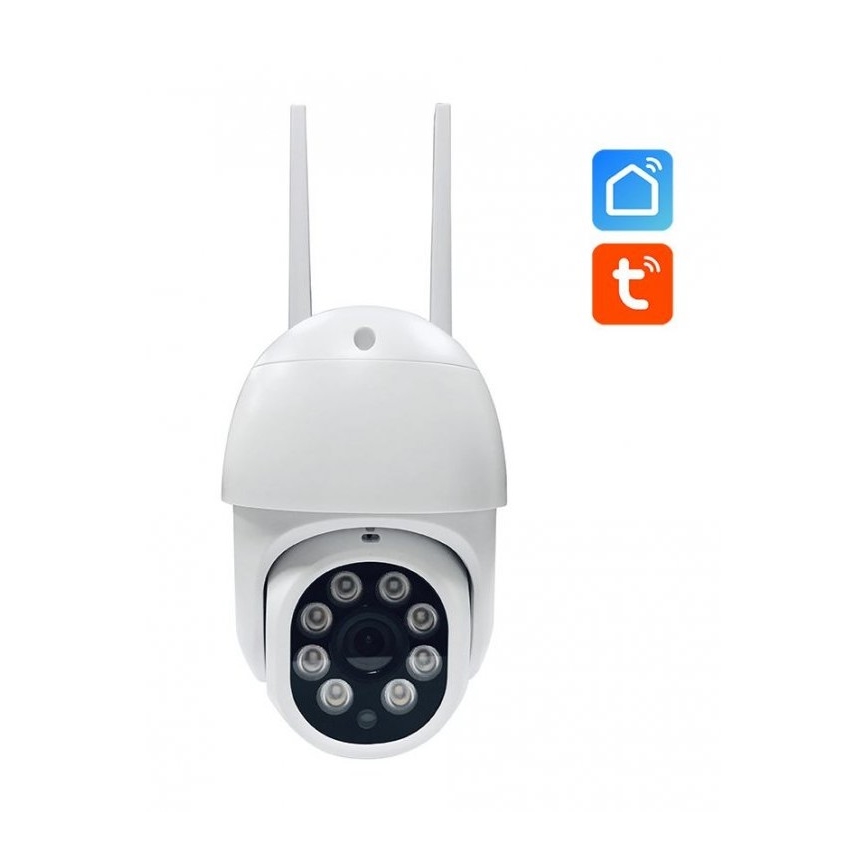 Nutikas pöörlev IP välikaamera 5V/FULL HD 1080p IP66 Wi-Fi Tuya