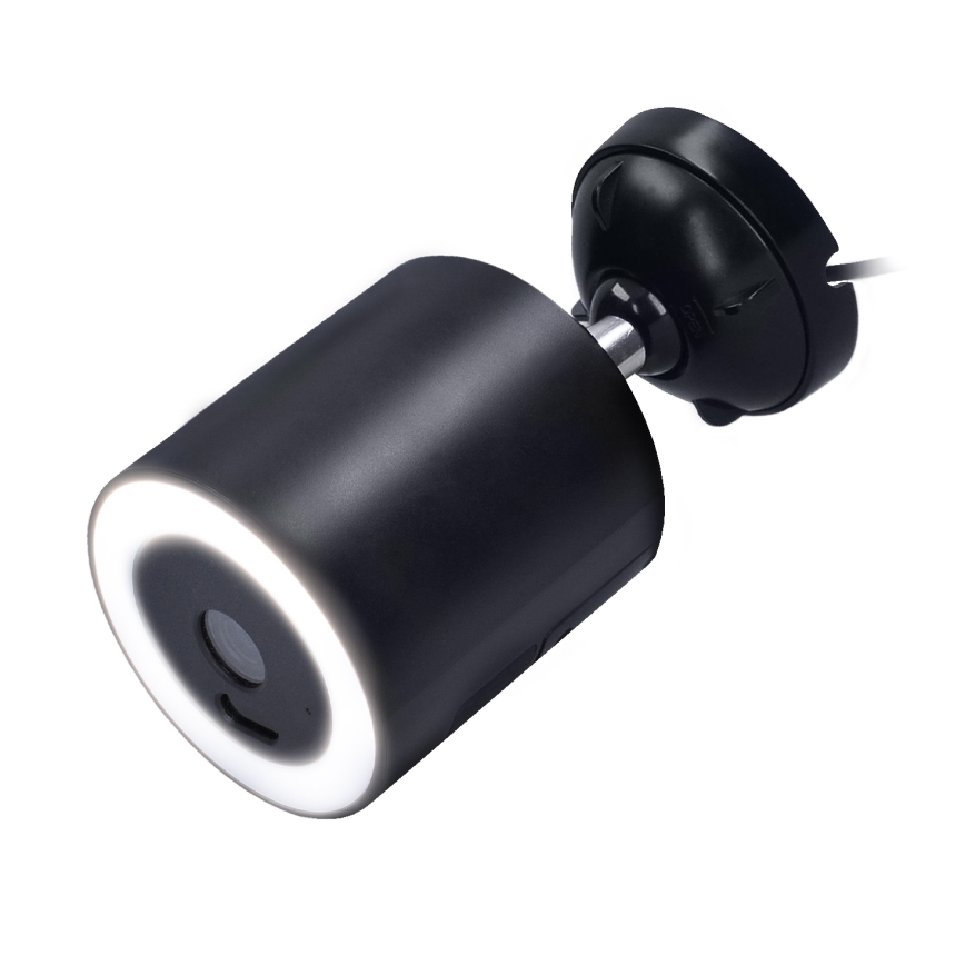 LED väliskaamera valgustusega 12V 1536p Wi-Fi Tuya IP65