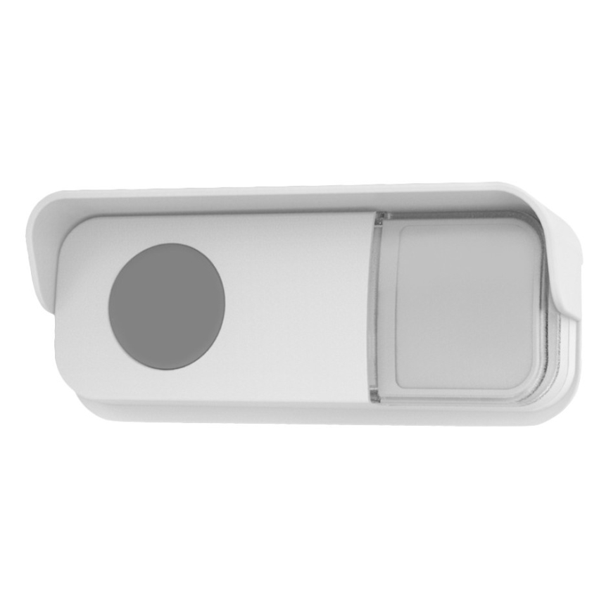 Juhtmevaba uksekell pistikuga 230V + 2x nööp 2xCR2032 IP56 valge