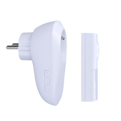 Juhtmevaba uksekell pistikuga 230V/1xLR23A IP55