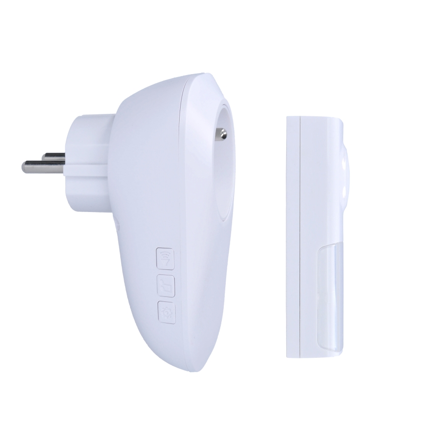 Juhtmevaba uksekell pistikuga 230V/1xLR23A IP55