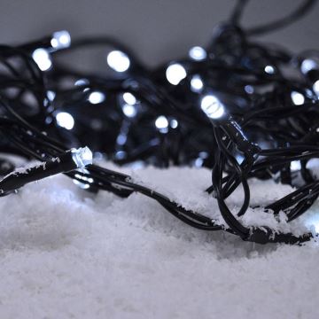 LED Jõuluteemaline valguskett 500xLED/8 funktsiooni 55m IP44 külm valge