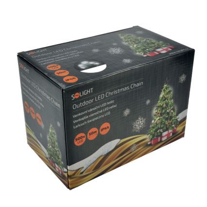 LED välisvalguskett 500xLED/8 funktsiooniga IP44 55 m külmvalge