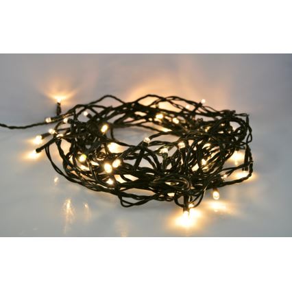 LED välisvalguskett 500 LED / 8 funktsiooni / IP44 / 55 m / soe valge