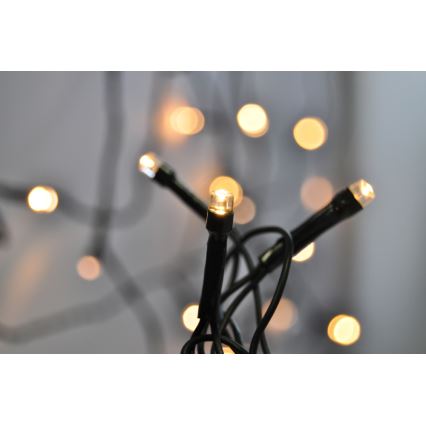 LED välisvalguskett 500 LED / 8 funktsiooni / IP44 / 55 m / soe valge