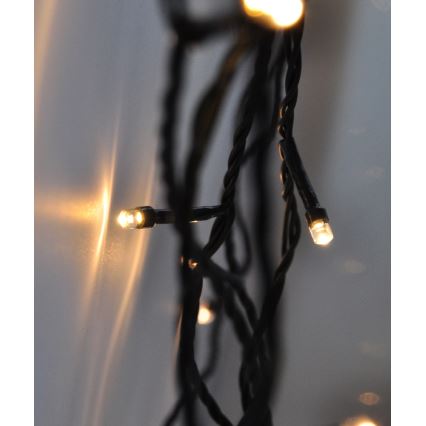 LED välisvalguskett 500 LED / 8 funktsiooni / IP44 / 55 m / soe valge
