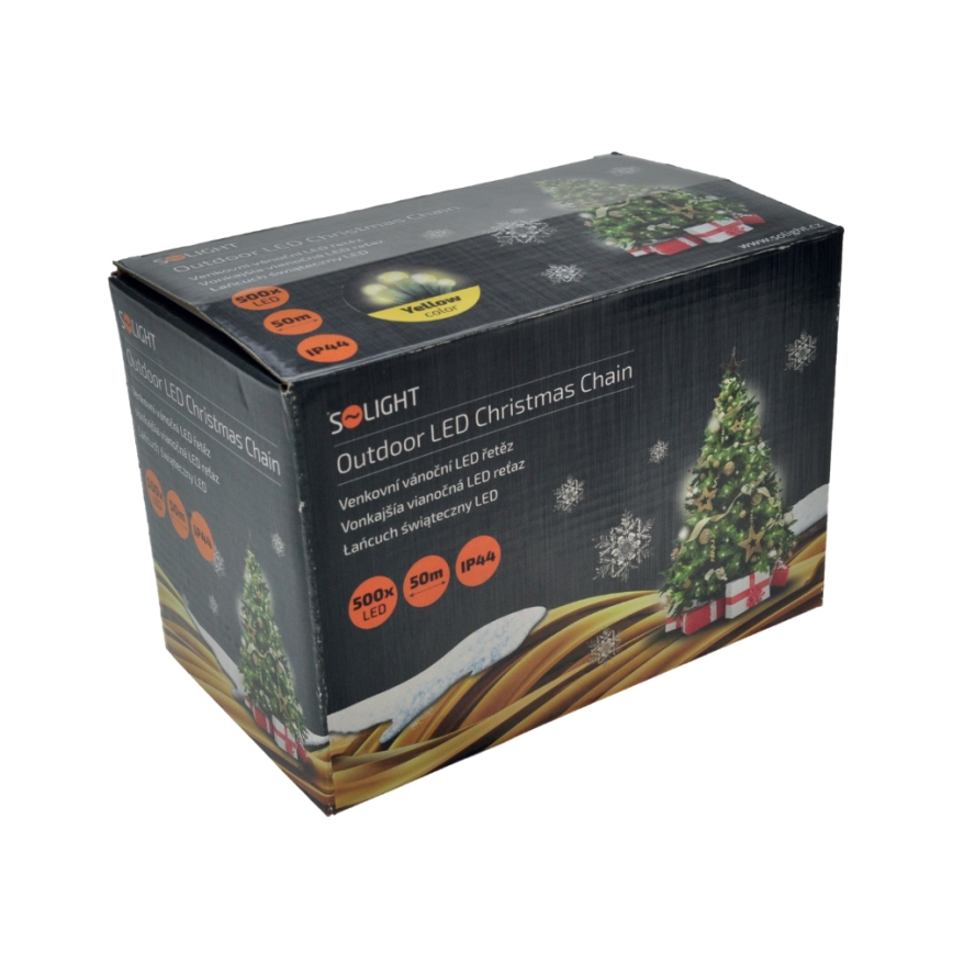 LED välisvalguskett 500 LED / 8 funktsiooni / IP44 / 55 m / soe valge