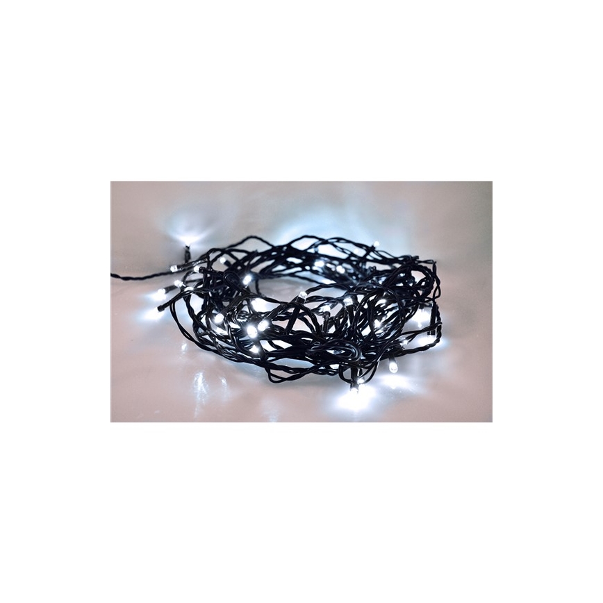 LED Jõuluteemaline valguskett 400xLED/8 funktsiooni 25 m IP44 külm valge