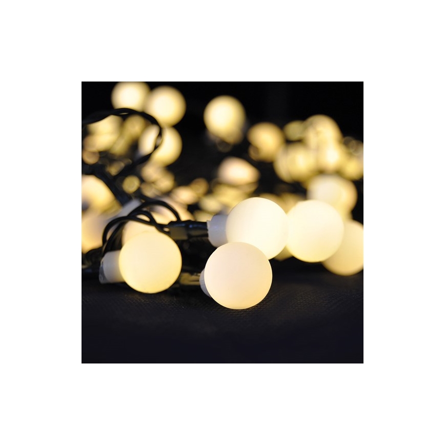 Hämardatav RGB-LED välisvalgustuskett 200xLED/8 funktsiooni 25m IP44 + kaugjuhtimispult