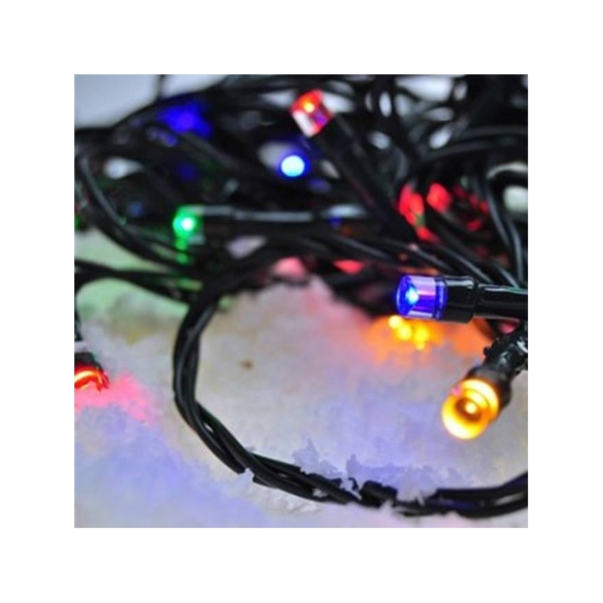 LED Jõuluteemaline valguskett 100xLED/8 funktsiooni 13m IP44 mitmevärviline