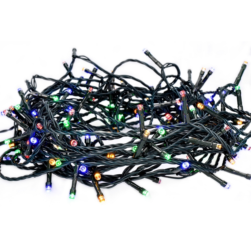 LED-välisvalguskett, 100 LEDi, 8 funktsiooniga, 13 m, IP44, mitmevärviline