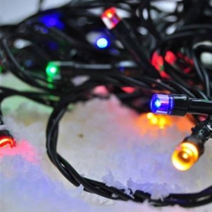 LED-välisvalguskett, 100 LEDi, 8 funktsiooniga, 13 m, IP44, mitmevärviline