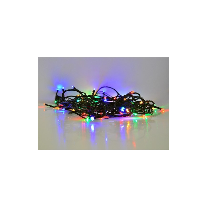 LED-välisvalguskett, 100 LEDi, 8 funktsiooniga, 13 m, IP44, mitmevärviline