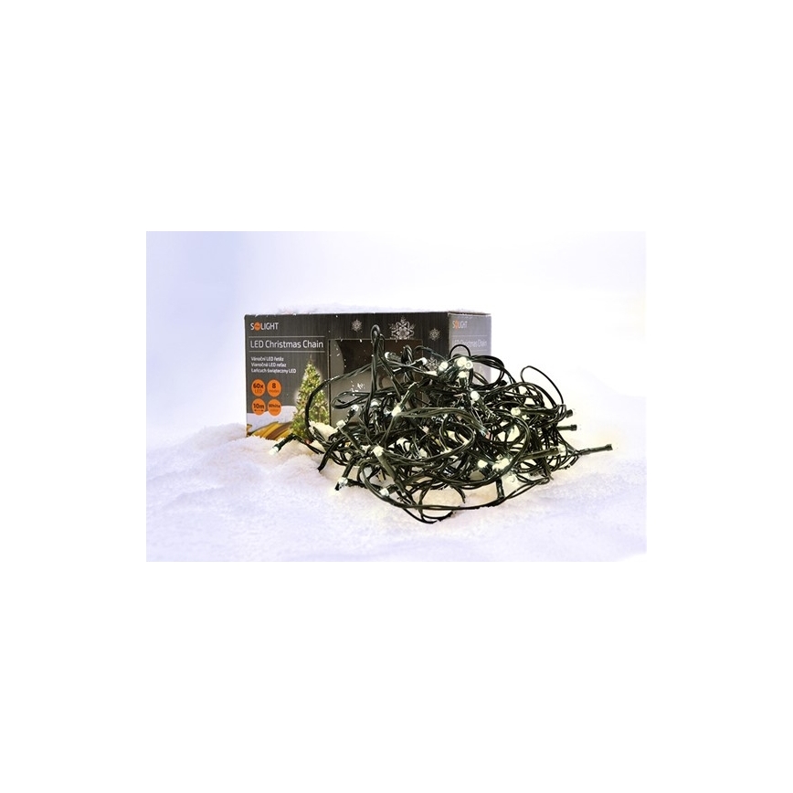 LED välistingimuste valguskett 100xLED/8 funktsiooni IP44 13m soe valge