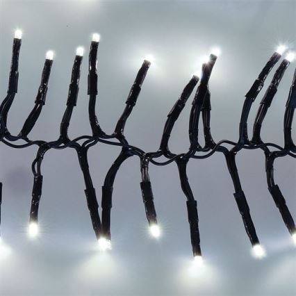 LED välistingimuste valguskett 576 LEDi, 8 funktsiooni, 8 m, IP44, külmvalge + pult