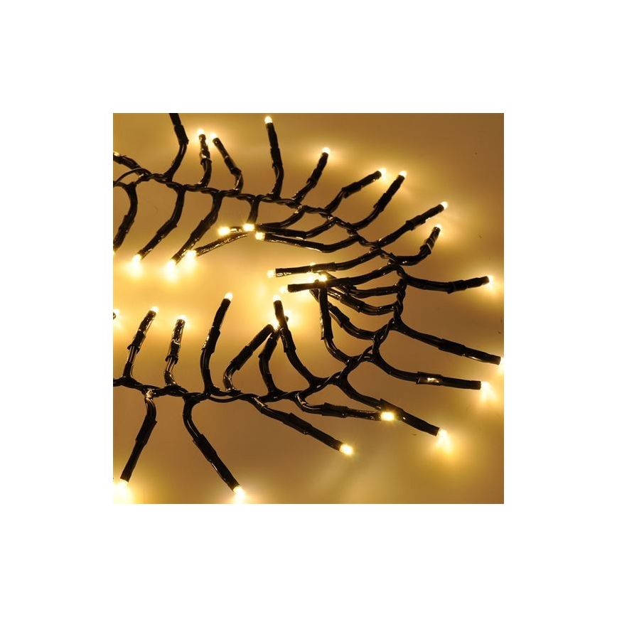 LED Jõuluteemaline valguskett 576xLED/8 funktsiooni 8m IP44 soe valge + pult