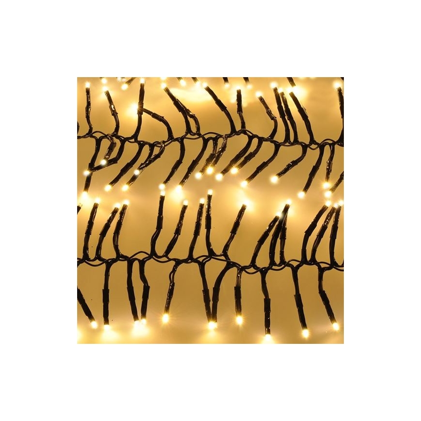 LED Jõuluteemaline valguskett 576xLED/8 funktsiooni 8m IP44 soe valge + pult
