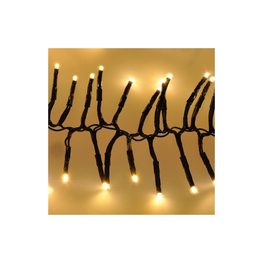LED Jõuluteemaline valguskett 576xLED/8 funktsiooni 8m IP44 soe valge + pult