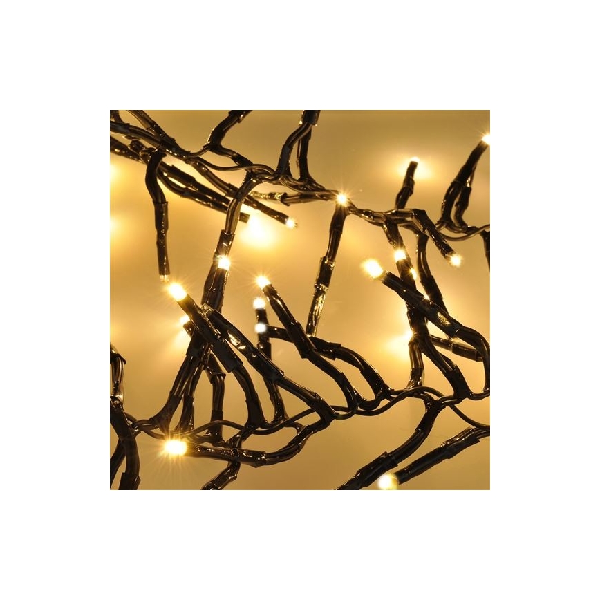 LED Jõuluteemaline valguskett 576xLED/8 funktsiooni 8m IP44 soe valge + pult