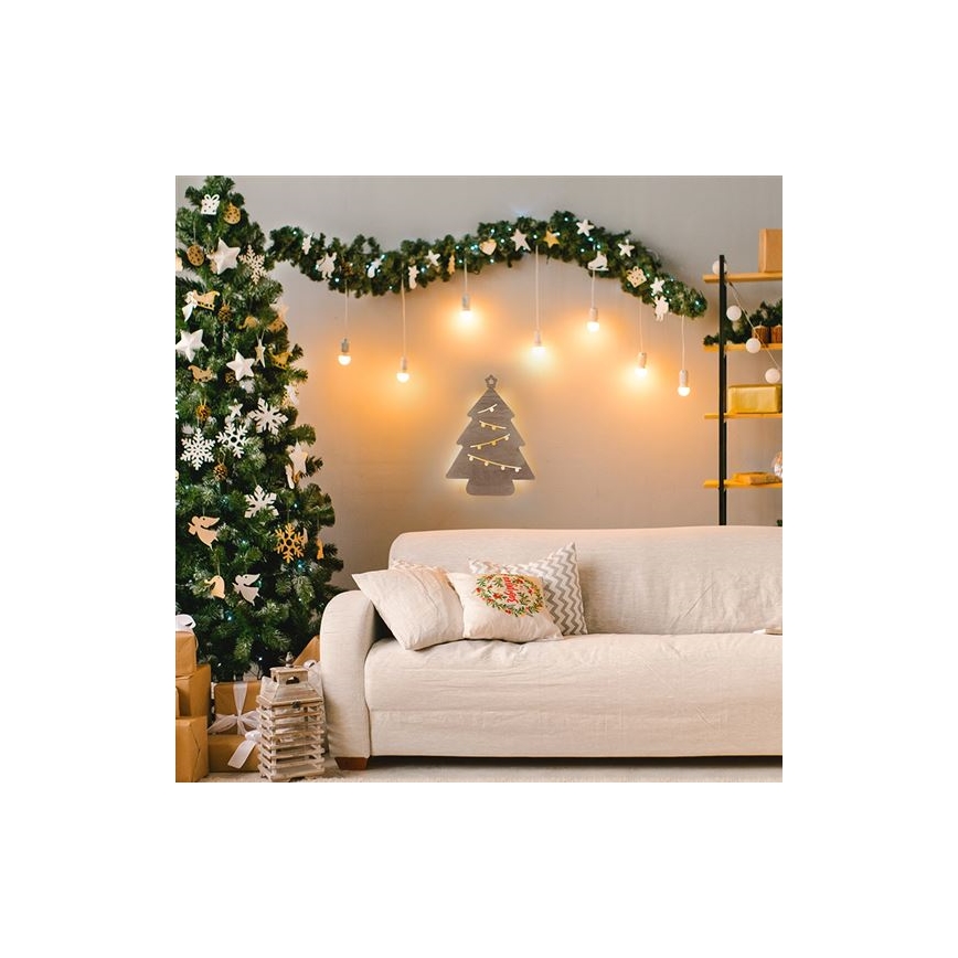 LED Jõulukaunistus LED/2xAA puu