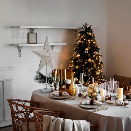 LED Jõulukaunistus LED/3xAA täht