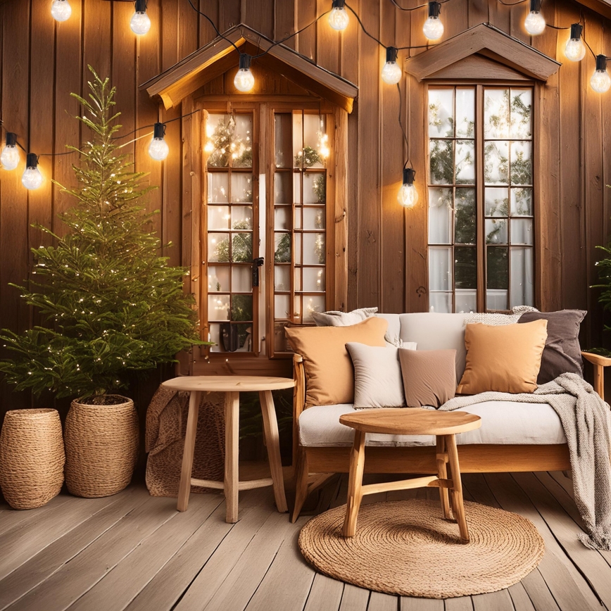 LED Väli dekoratiivne kett GARLAND 10xLED/3xAA 3m IP44 soe valge