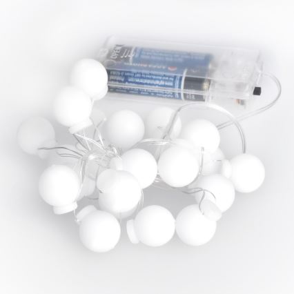 LED Valguskett 20xLED/2xAA 2,3 m mitmevärviline