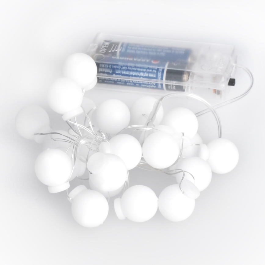 LED Valguskett 20xLED/2xAA 2,3 m mitmevärviline