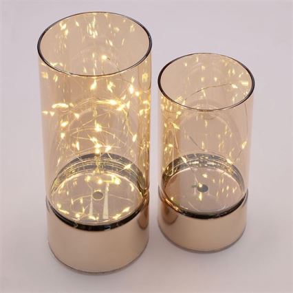 KOMPLEKT 2x LED jõulutuled 20xLED+10xLED/2xAA+3xAA soe valge