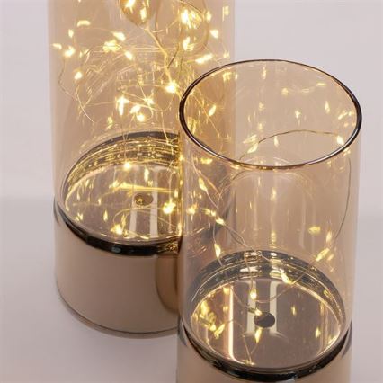 KOMPLEKT 2x LED jõulutuled 20xLED+10xLED/2xAA+3xAA soe valge