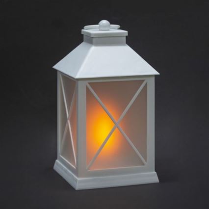 LED jõululatern LED/2xAA soe valge