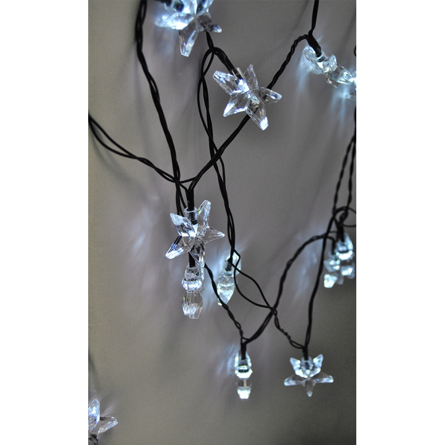 LED-valguskett 6 m, 20 LED, külmvalge