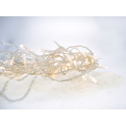 LED Väline  valguskardin 360xLED/8 funktsiooniga 15m IP44 soe valge