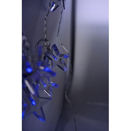 LED-valguskett 10xLED/2xAA 2,5m sinine