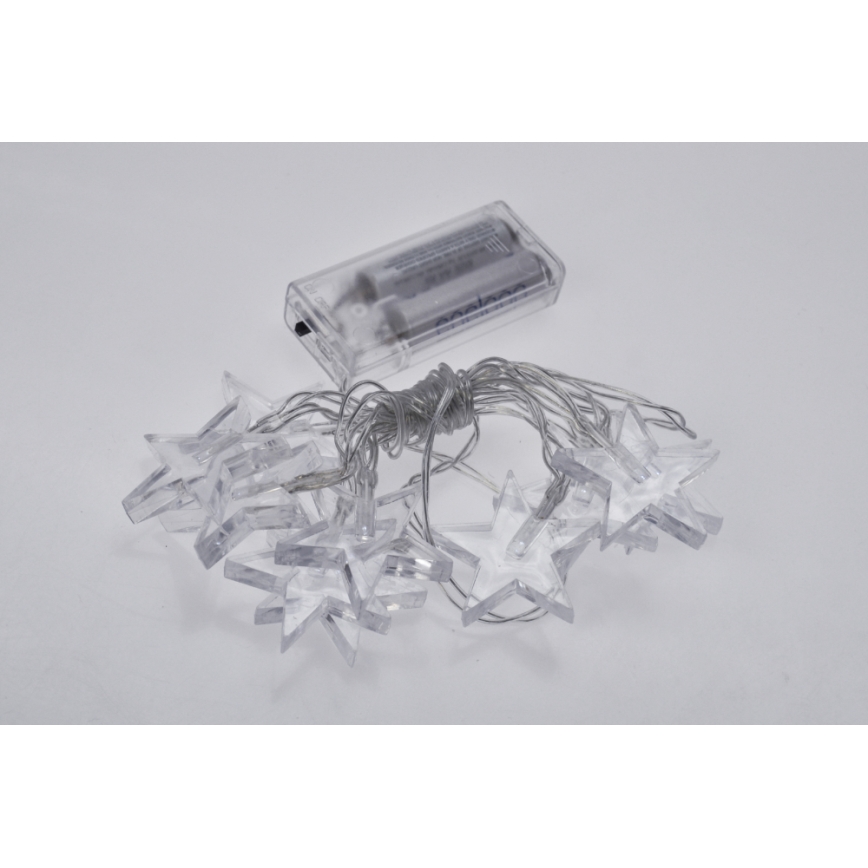 LED-valguskett 10xLED/2xAA 2,5m sinine
