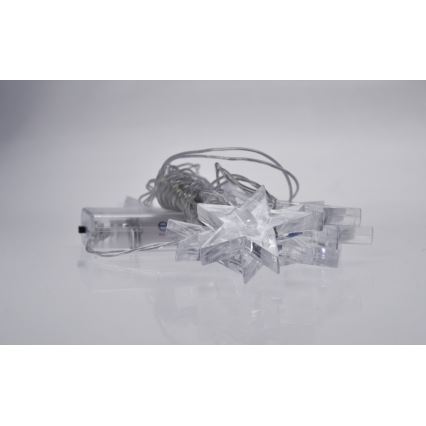 LED-valguskett 10xLED/2xAA 2,5m sinine