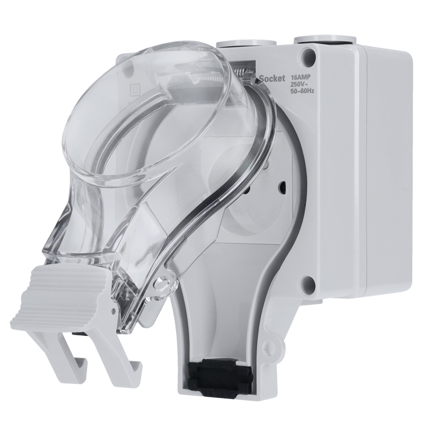 Niiskuskindel pistikupesa 230V/16A IP66