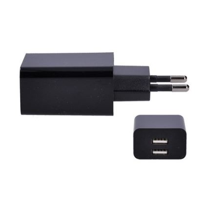 Laadimisadapter 2xUSB/3100mA/230V must