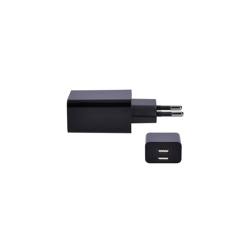 Laadimisadapter 2xUSB/3100mA/230V must
