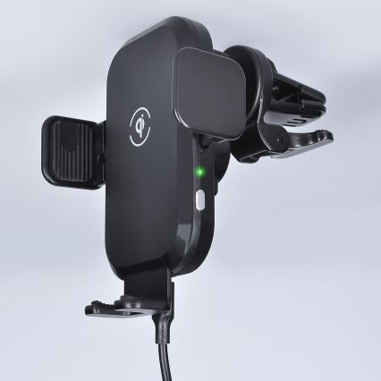 Telefonihoidik autosse juhtmevaba laadimisega 15W