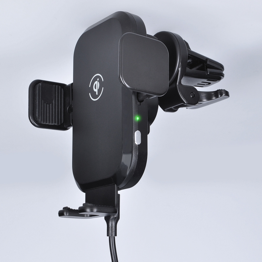 Telefonihoidik autosse juhtmevaba laadimisega 15W