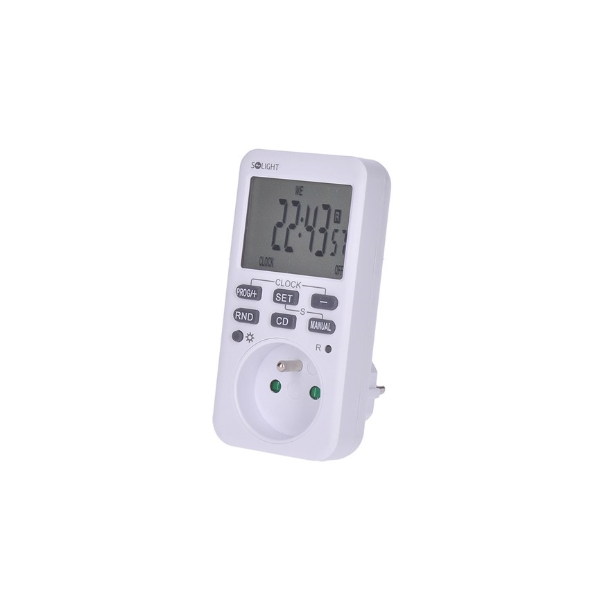 Solight DT33 - Digitaalne nädalatega taimer 16A/230V