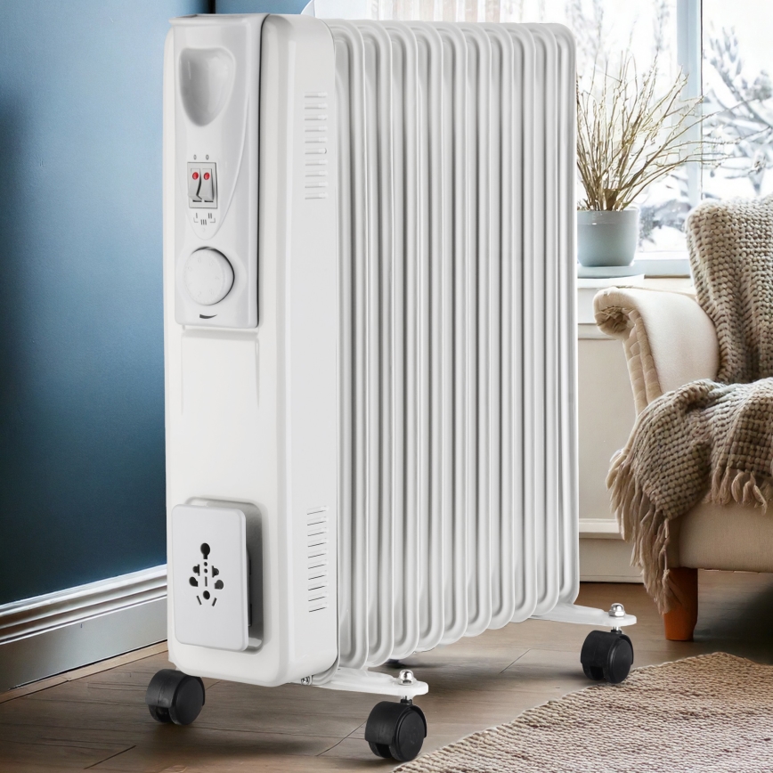 Õliradiaator 11 ribiga 1000/1500/2500W/230V
