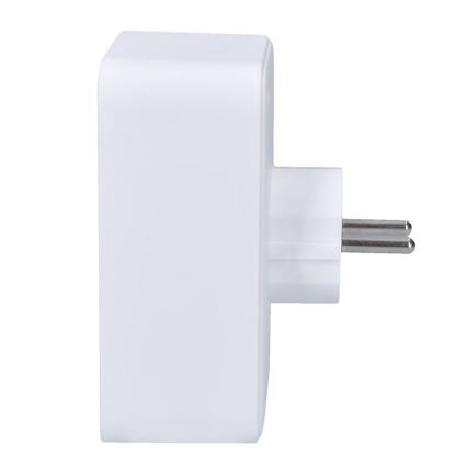 Pistikupesa jagaja 1x16A+2x 2,5A koos 2xUSB A+C laadijaga valge