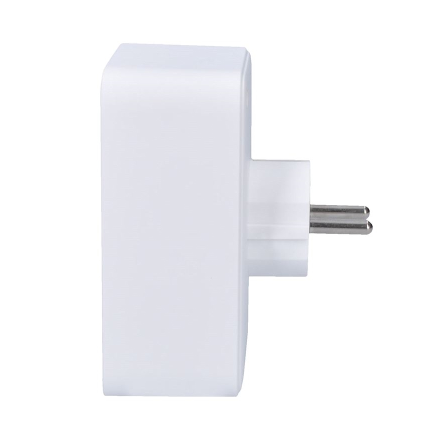Pistikupesa jagaja 1x16A+2x 2,5A koos 2xUSB A+C laadijaga valge