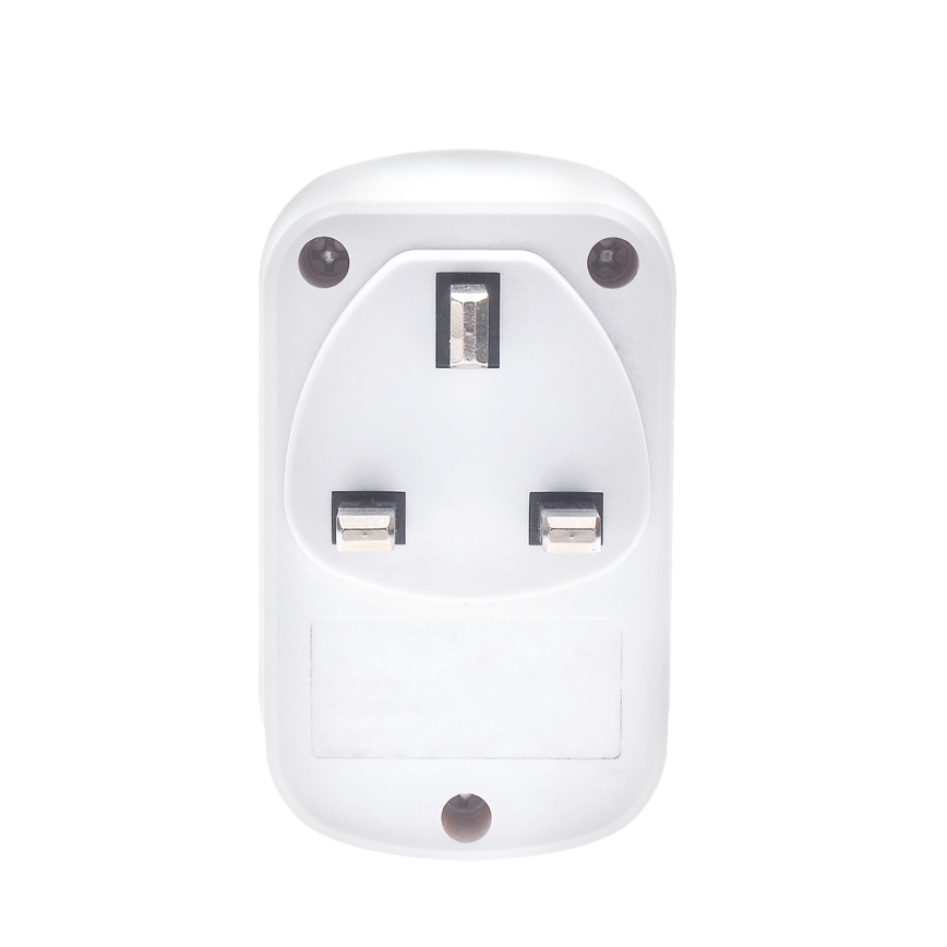 Reisiadapter UK-pistikule 230V 2x USB-A + 1x USB-C